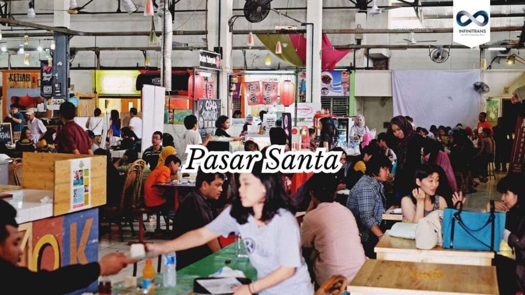 pasar santa (wisata malam jakarta)